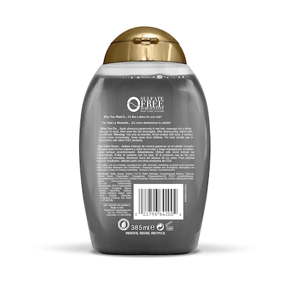 شامپو بدون سولفات CHARCOAL DETOX او جی ایکس