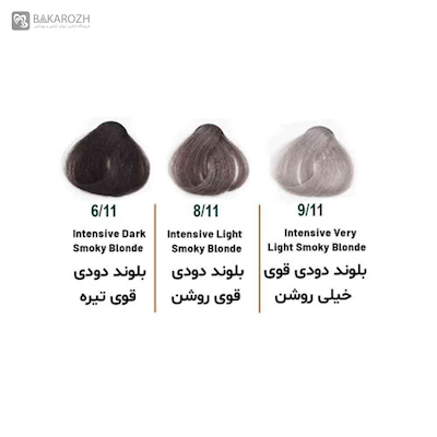 رنگ مو بدون آمونیاک سلوم (Selom Plus) سری دودی قوی