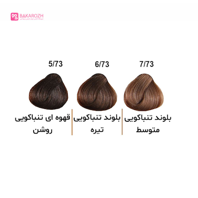 رنگ موی الوکسین (ELOXIN) سری تنباکویی