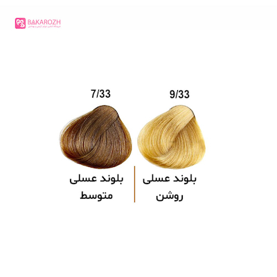 رنگ موی الوکسین (ELOXIN) سری عسلی 