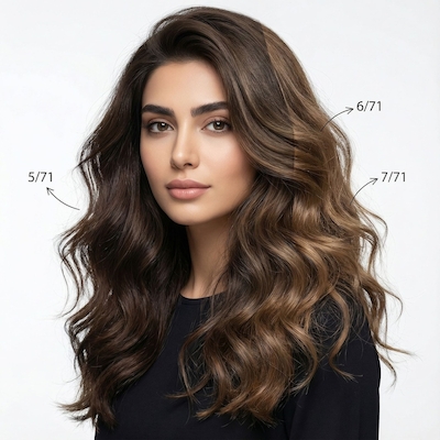 رنگ مو ایرانی ویتاال سری قهوه ای خاکستری
