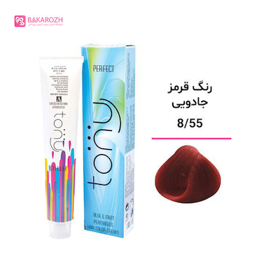 رنگ مو تونی سری قرمز
