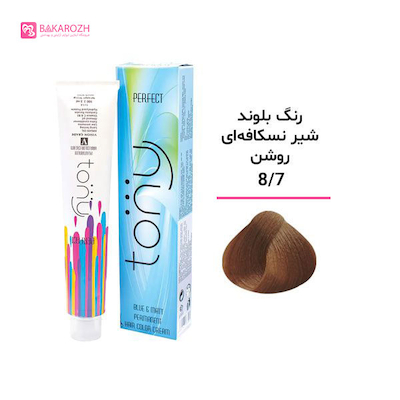 رنگ مو تونی سری نسکافه ای 
